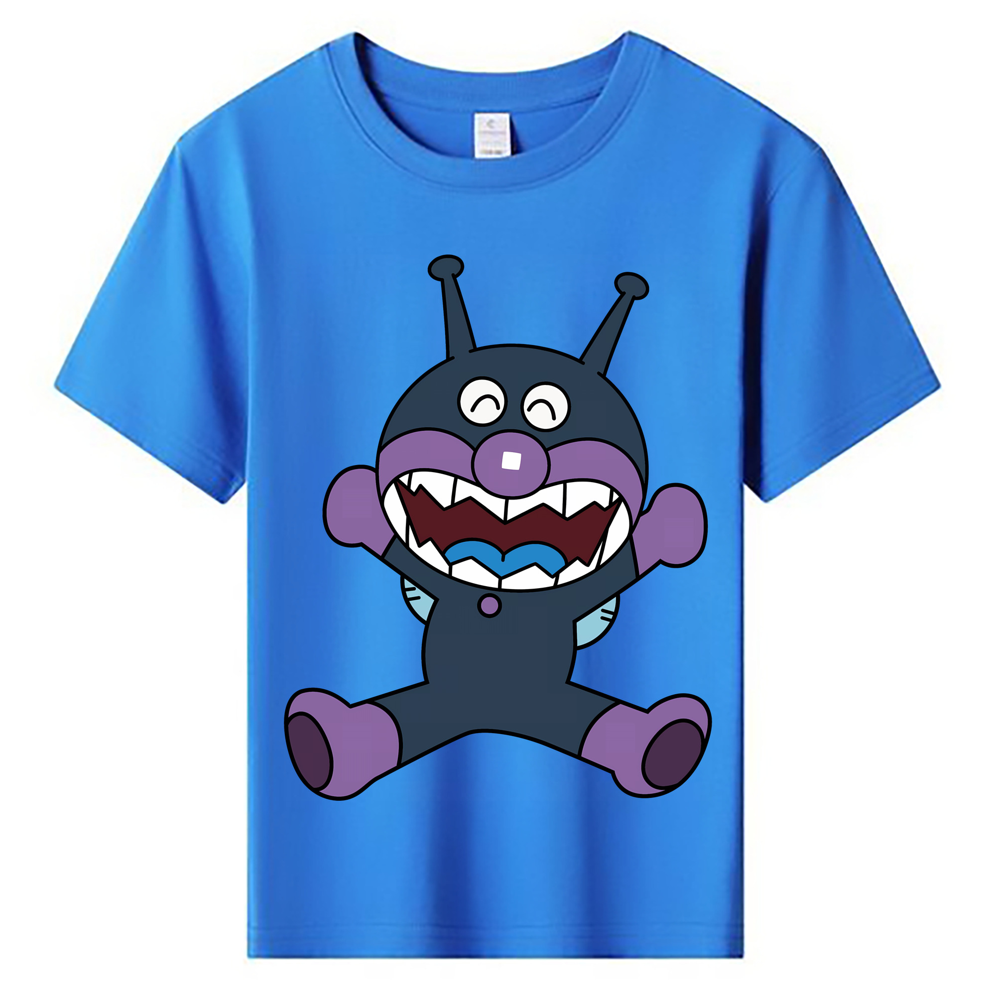（画像用） アンパンマン Anpanman 綿100％キッズTシャツ（フロントプリント）